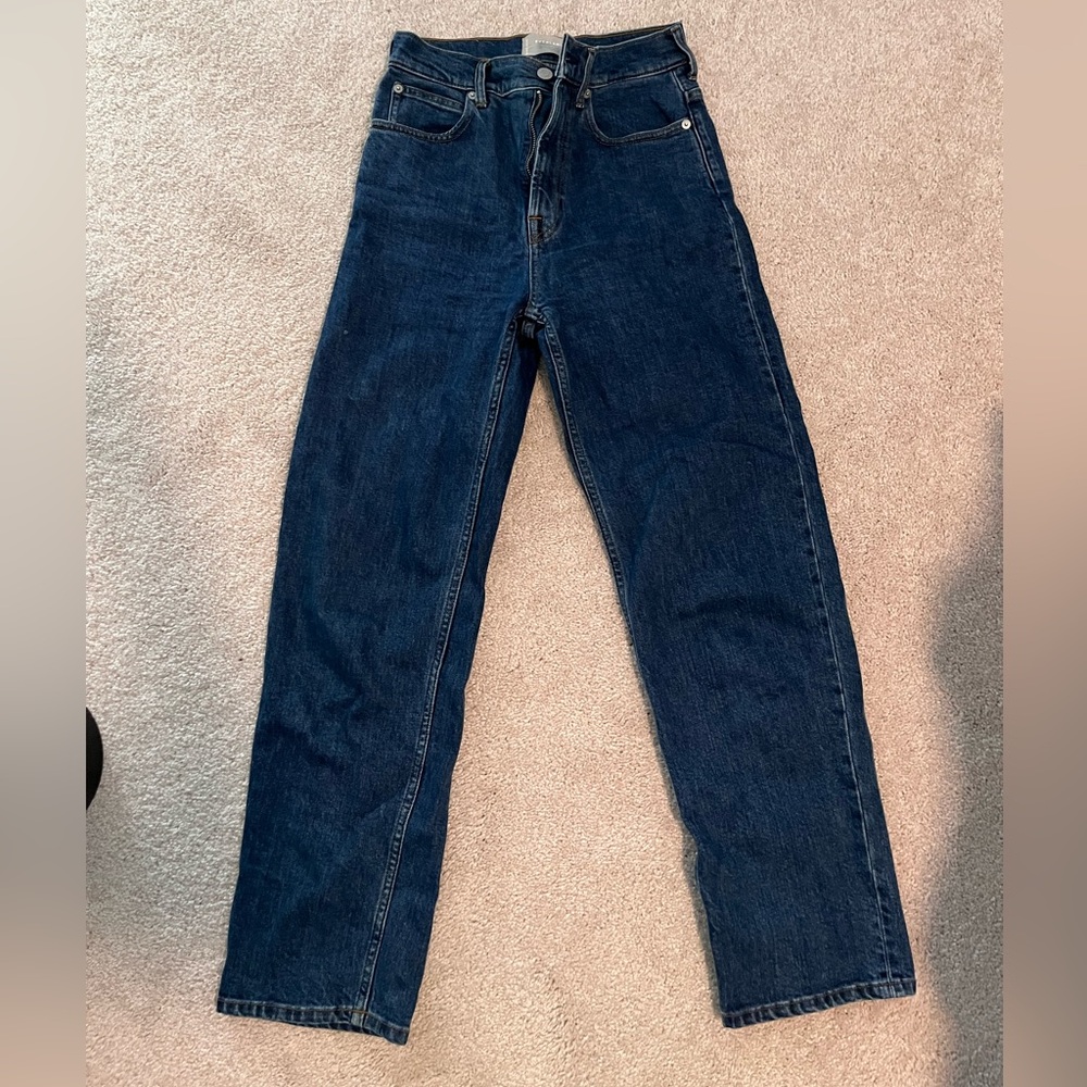 Everlane Way High Tall Blue Denim Jeans